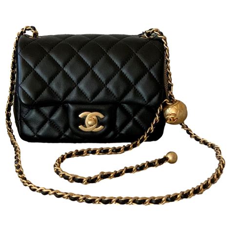 chanel mini chain bag|chanel mini flap bag lambskin.